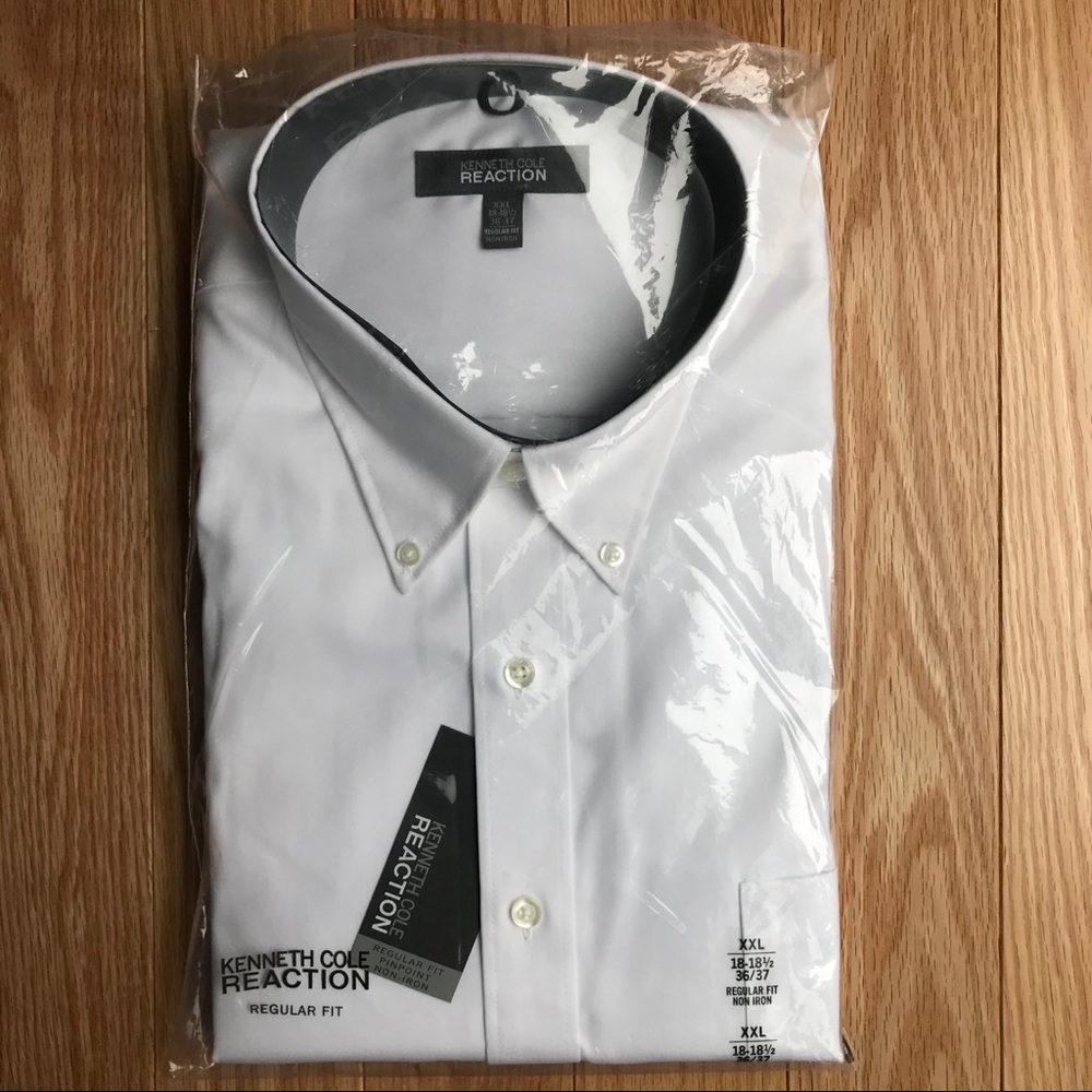 Kenneth Cole Button Down Long Sleeve Dress Shirt